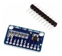 ARCELI Convertisseur PGA ADC analogique-numérique 16 bits 16 octets 4 canaux I2C IIC pour Arduino Raspberry Pi
