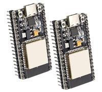 ARCELI ESP-WM-32 Lua WiFi IoT DevKitC-32 Carte de développement pour ESP32 Nodemcu CP2012 USB C 38 broches Type-C DevKitC-32 WiFi + Bluetooth Module compatible Arduino (2 pièces)