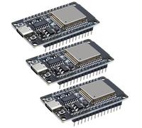 ARCELI ESP32 NodeMCU Carte de développement pour ESP32 NodeMCU Module USB C avec WiFi 2,4 GHz + Bluetooth Dual-Core CH340 Puce Compatible avec Arduino (3 pièces)