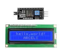 ARCELI IIC I2C TWI 1602 Module d'affichage LCD, Module d'affichage série 16x2, Compatible avec Raspberry Pi Pico