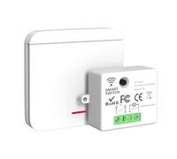 ARCELI Interrupteur, Kit interrupteur RF 433MHz 2200W/10A Récepteur, Éclairage sans fil mural pour maison intelligente