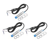 ARCELI LJ12A3-4-Z/BX Lot de 3 capteurs de proximité inductifs LJ12A3-4-Z/BX NPN 3 conducteurs 6-36 V DC, distance de détection 0-4 mm compatible avec Arduino pour automatisation