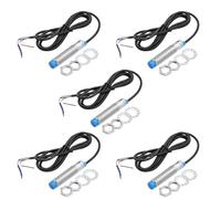 ARCELI LJ12A3-4-Z/BX Lot de 5 capteurs de proximité inductifs LJ12A3-4-Z/BX NPN 3 conducteurs 6-36 V DC, distance de détection 0-4 mm compatible avec Arduino pour automatisation