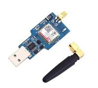 ARCELI Module radio USB GSM GPRS quadribande 850/900/1800/1900MHz T Puce USB réseau 2G Transfert de données SMS avec antenne