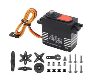 ARCELI Servo Digital RC Servo 40 kg en métal avec transmission en métal, servo numérique à couple élevé pour modèles RC 1/8 1/10 RC voiture, robot