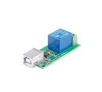 ARCELI SRD-05VDC-SL-C Module de relais 5V unidirectionnel Pilote gratuit Commutateur de contrôle USB Commande intelligente pour PC (5V 1 canal)