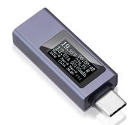 ARCELI Testeur USB 240 W, testeur USB C, 12 A USB, Power mètre, USB C, voltmètre, multimètre 4-30 V