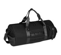 ArcEnCiel Sac de sport tactique 10-20 L pour homme Sac de sport Molle Sac à bandoulière Sac de rangement Chaussures Sac à main de sport avec patch, noir, 19 x 9 x 9″ (Medium)