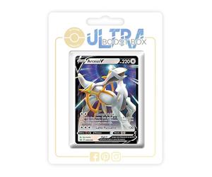 Arceus V SWSH306 - Ultraboost X Epée et Bouclier 9 Stars Étincelantes - Coffret de 10 Cartes Pokémon Françaises