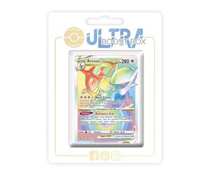 Arceus VSTAR 176/172 Arc en Ciel Secrète - Ultraboost X Epée et Bouclier 9 Stars Étincelantes - Coffret de 10 Cartes Pokémon Françaises