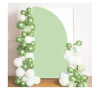 Arch Backdrop Fond de Studio Photo en Forme Demi-Lune, Double Face, Spandex, avec Housse Protection for Arche(Green,200x100cm(6.6x3.3ft))
