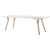 Arch Dining Table Table de salle à manger Wiener GTV Design L 220 x P 100 x H 74 cm / Blanc RAL 9010 / Hêtre - WIENER GTV TVDT22LGN C02 B01