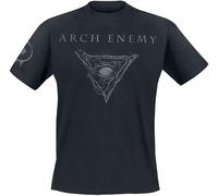 Arch Enemy Demon Skull Homme T-Shirt Manches Courtes Noir 3XL 100% Coton Regular/Coupe Standard