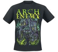 Arch Enemy Ritual Homme T-Shirt Manches Courtes Noir S 100% Coton Regular/Coupe Standard