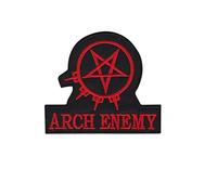 Arch Enemy Silver Écusson Patch en fer brodé sur accessoire