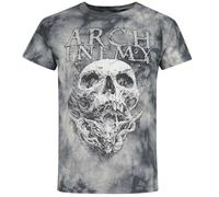 Arch Enemy The Virus Homme T-Shirt Manches Courtes Gris M 100% Coton Regular/Coupe Standard
