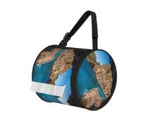 Arch In Majorca Porte-papier toilette de camping imprimé Espagne Sac de rangement en rouleau de papier toilette imperméable et pliable pour la maison, le bureau, les toilettes, la voiture