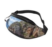 Arch in Mallorca Espagne Sac banane pour homme et femme Sac banane étanche pour le sport