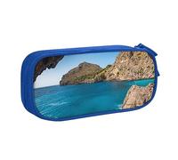 Arch in Mallorca Espagne Trousse à crayons multifonction avec fermeture éclair Convient pour l'école et le bureau, unisexe, bleu, Taille unique, Trousse de maquillage
