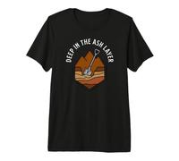 Archaeologist Deep in The Ash Layer Geology Excavation T-Shirt Haut de Gamme