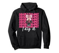 Archaeology I Dig It Funny Archaeologist Pelle pour fille Rose Sweat à Capuche