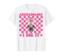 Archaeology I Dig It Funny Archaeologist Pelle pour fille Rose T-Shirt