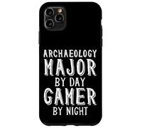 Archaeology Major by Day Gamer by Night Archaeologist Gamer Coque pour iPhone 11 Pro Max