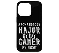 Archaeology Major by Day Gamer by Night Archaeologist Gamer Coque pour iPhone 13 Pro