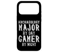 Archaeology Major by Day Gamer by Night Archaeologist Gamer Coque pour iPhone 17 Pro Max