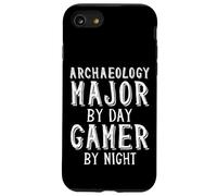 Archaeology Major by Day Gamer by Night Archaeologist Gamer Coque pour iPhone SE (2020) / 7/8