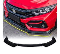 Archaic Becquet avant compatible avec 10th Gen Honda Civic 2016-2020 Type R Hatchback FK7 FK8, kit de carrosserie de becquet sous le menton, Spoiler avant Civic