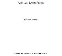 Archaic Latin Prose