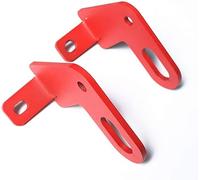 Archaic Lot de Crochets de remorquage pour Suzuki Jimny Sierra JB64 JB74 2018-2023, Crochet de remorque Gauche pour Jimny (Crochet de remorquage arrière Rouge)