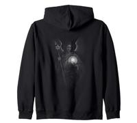 Archange avec orbe Lunaire et lys sacrés Sweat à Capuche