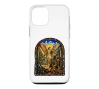 Archange Expulse Adam et Eve Eden Art mosaïque de la cathédrale Coque pour iPhone 12/12 Pro