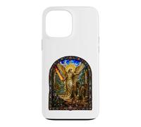 Archange Expulse Adam et Eve Eden Art mosaïque de la cathédrale Coque pour iPhone 13 Pro Max