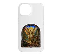 Archange Expulse Adam et Eve Eden Art mosaïque de la cathédrale Coque pour iPhone 14