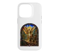 Archange Expulse Adam et Eve Eden Art mosaïque de la cathédrale Coque pour iPhone 14 Pro