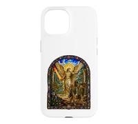 Archange Expulse Adam et Eve Eden Art mosaïque de la cathédrale Coque pour iPhone 15