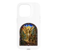 Archange Expulse Adam et Eve Eden Art mosaïque de la cathédrale Coque pour iPhone 15 Pro