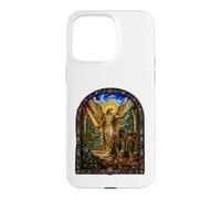 Archange Expulse Adam et Eve Eden Art mosaïque de la cathédrale Coque pour iPhone 15 Pro Max