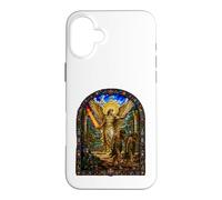 Archange Expulse Adam et Eve Eden Art mosaïque de la cathédrale Coque pour iPhone 16 Plus