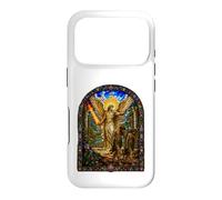 Archange Expulse Adam et Eve Eden Art mosaïque de la cathédrale Coque pour iPhone 17 Pro