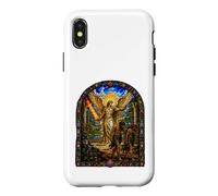 Archange Expulse Adam et Eve Eden Art mosaïque de la cathédrale Coque pour iPhone X/XS