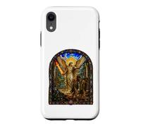 Archange Expulse Adam et Eve Eden Art mosaïque de la cathédrale Coque pour iPhone XR