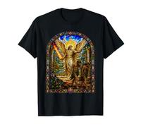 Archange Expulse Adam et Eve Eden Art mosaïque de la cathédrale T-Shirt