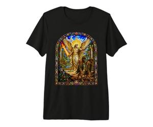 Archange Expulse Adam et Eve Eden Art mosaïque de la cathédrale T-Shirt Haut de Gamme