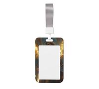 Archange Majestic Épée Lumineuse Coulissante Porte-badge en plastique dur Porte-carte de travail Porte-nom pour infirmières Bureau