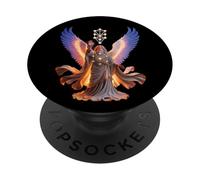 Archange Metatron Angelic Protector Art Spirituel ésotérique PopSockets PopGrip Adhésif