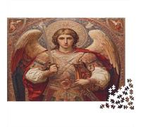 ArchAnge Michael 1000 Pièces Puzzle pour Adultes Ange DIY Divertissement Créatif Puzzle Impossible Multi Colour Aide À La Relaxation Décor À La Maison 1000pcs (75x50cm)